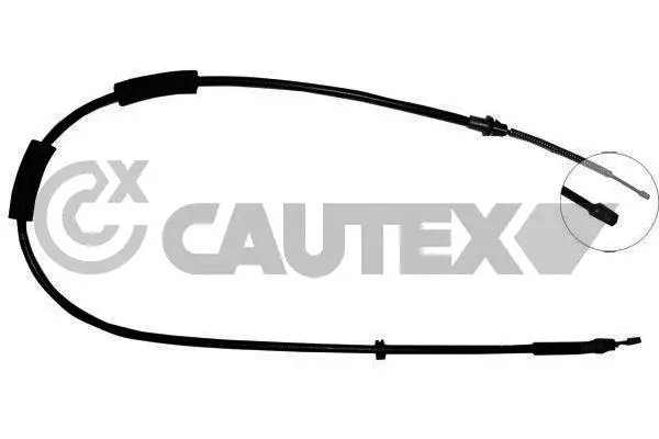088092 CAUTEX Тросик, cтояночный тормоз (фото 1)