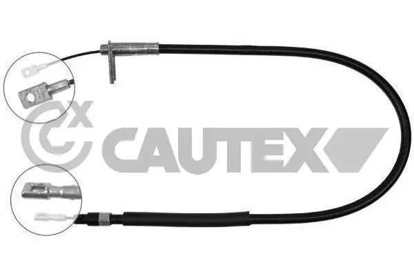 108003 CAUTEX Тросик, cтояночный тормоз (фото 1)