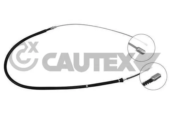 468037 CAUTEX Тросик, cтояночный тормоз (фото 1)