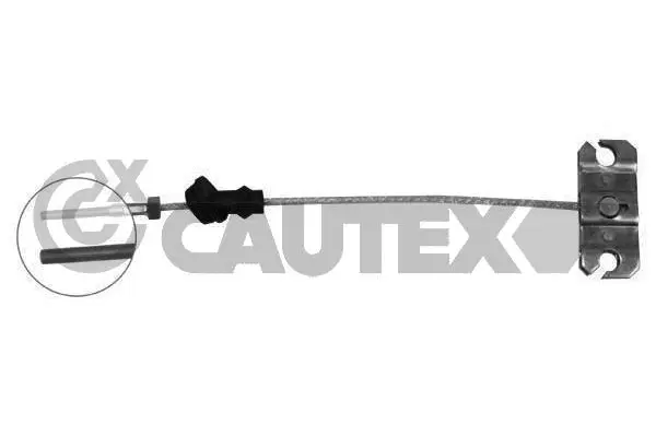 761772 CAUTEX Тросик, cтояночный тормоз (фото 1)