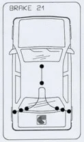 10.5357 CABOR Тросик, cтояночный тормоз (фото 2)