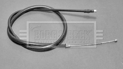 BKB1529 BORG & BECK Тросик, cтояночный тормоз (фото 1)