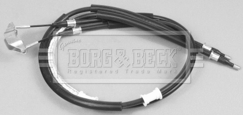 BKB2588 BORG & BECK Тросик, cтояночный тормоз (фото 1)