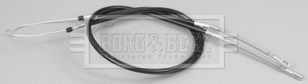 BKB2802 BORG & BECK Тросик, cтояночный тормоз (фото 1)