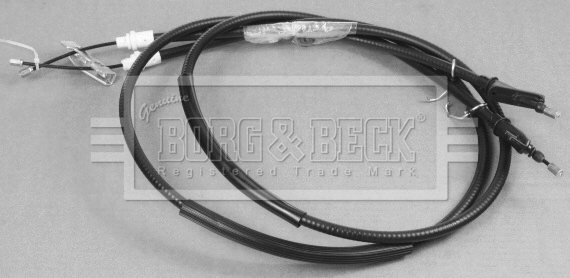 BKB2867 BORG & BECK Тросик, cтояночный тормоз (фото 1)