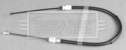BKB2880 BORG & BECK Тросик, cтояночный тормоз (фото 1)