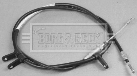 BKB2975 BORG & BECK Тросик, cтояночный тормоз (фото 1)