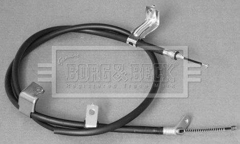 BKB3096 BORG & BECK Тросик, cтояночный тормоз (фото 1)