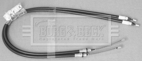 BKB3117 BORG & BECK Тросик, cтояночный тормоз (фото 1)
