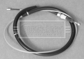 BKB3209 BORG & BECK Тросик, cтояночный тормоз (фото 1)
