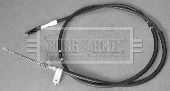 BKB3657 BORG & BECK Тросик, cтояночный тормоз (фото 1)