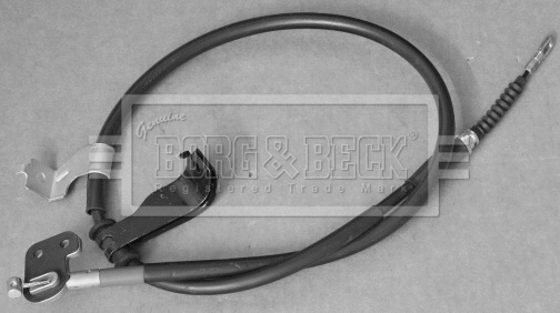 BKB3665 BORG & BECK Тросик, cтояночный тормоз (фото 1)
