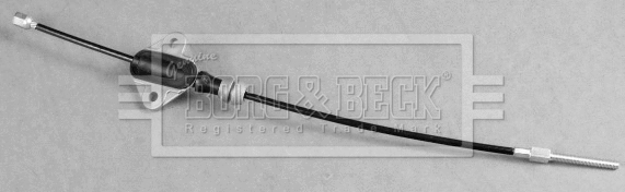 BKB3796 BORG & BECK Тросик, cтояночный тормоз (фото 1)
