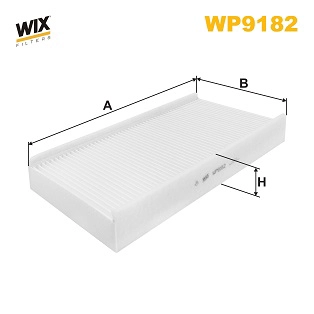 WP9182 WIX Фильтр, воздух во внутренном пространстве (фото 1)