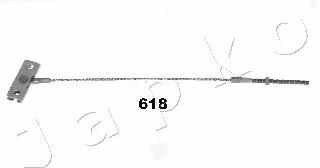 131618 JAPKO Тросик, cтояночный тормоз (фото 1)