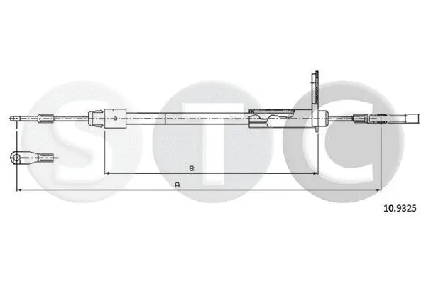 T480984 STC Тросик, cтояночный тормоз (фото 1)