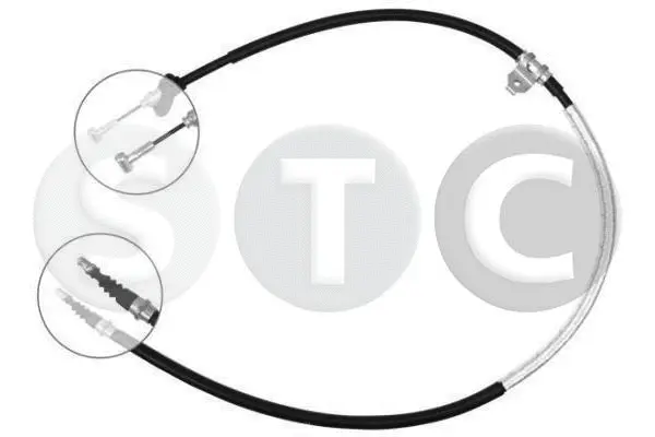 T482095 STC Тросик, cтояночный тормоз (фото 1)