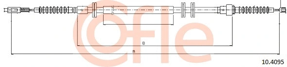 10.4095 COFLE Тросик, cтояночный тормоз (фото 1)