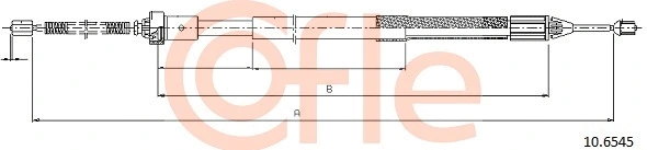 10.6545 COFLE Тросик, cтояночный тормоз (фото 1)