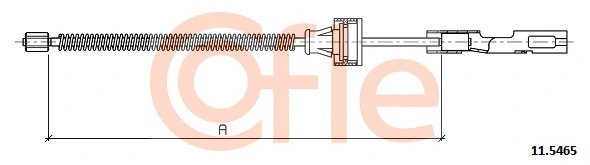 11.5465 COFLE Тросик, cтояночный тормоз (фото 1)
