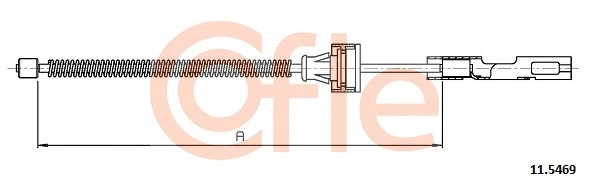 11.5469 COFLE Тросик, cтояночный тормоз (фото 1)