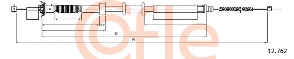 12.0762 COFLE Тросик, cтояночный тормоз (фото 1)