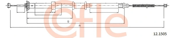 12.1505 COFLE Тросик, cтояночный тормоз (фото 1)