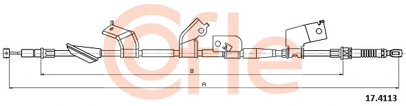 17.4113 COFLE Тросик, cтояночный тормоз (фото 1)