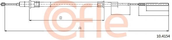 92.10.4154 COFLE Тросик, cтояночный тормоз (фото 1)