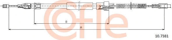 92.10.7381 COFLE Тросик, cтояночный тормоз (фото 1)