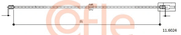 92.11.6024 COFLE Тросик, cтояночный тормоз (фото 1)