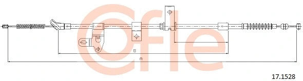 92.17.1528 COFLE Тросик, cтояночный тормоз (фото 1)