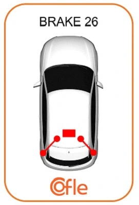92.1E.BW005 COFLE Тросик, cтояночный тормоз (фото 2)