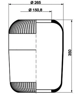 084.015-10A PE AUTOMOTIVE Кожух пневматической рессоры (пневморессоры) (фото 1)