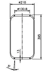 084.150-30A PE AUTOMOTIVE Кожух пневматической рессоры (фото 1)