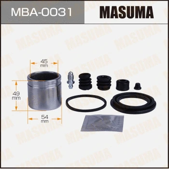 MBA-0031 MASUMA Ремкомплект, тормозной суппорт (фото 1)