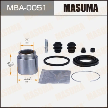 MBA-0051 MASUMA Ремкомплект, тормозной суппорт (фото 1)