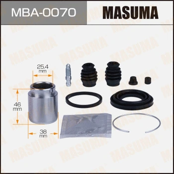 MBA-0070 MASUMA Ремкомплект, тормозной суппорт (фото 1)