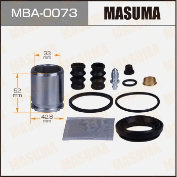 MBA-0073 MASUMA Ремкомплект, тормозной суппорт (фото 1)