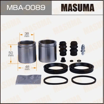 MBA-0089 MASUMA Ремкомплект, тормозной суппорт (фото 1)