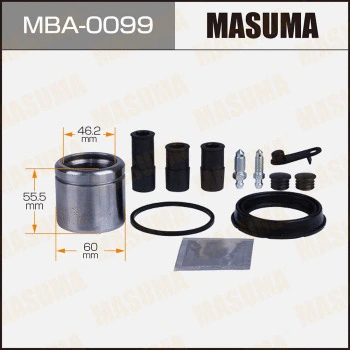 MBA-0099 MASUMA Ремкомплект, тормозной суппорт (фото 1)
