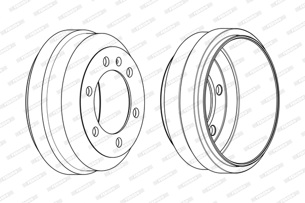 FDR329009 FERODO Тормозной барабан (фото 1)