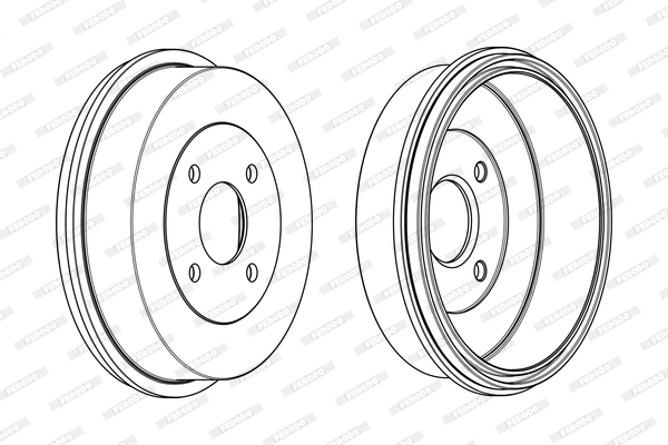 FDR329191 FERODO Тормозной барабан (фото 1)
