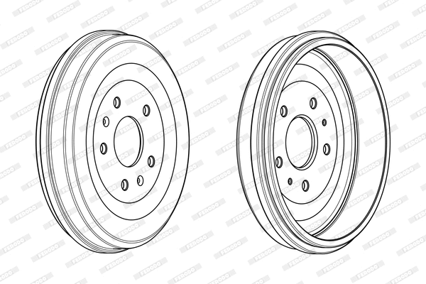 FDR329267 FERODO Тормозной барабан (фото 1)