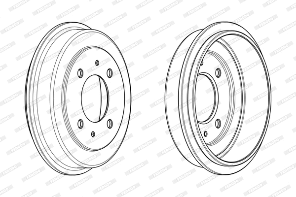 FDR329274 FERODO Тормозной барабан (фото 4)