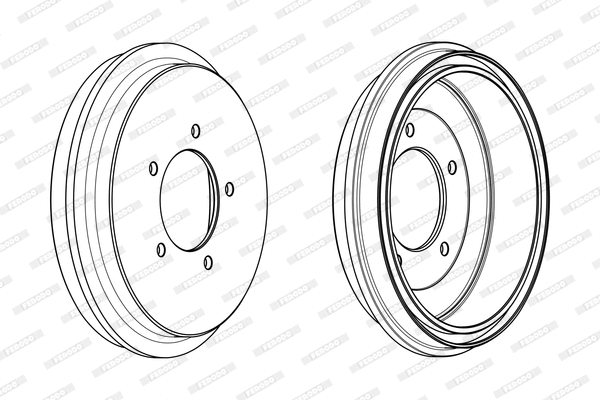 FDR329310 FERODO Тормозной барабан (фото 1)