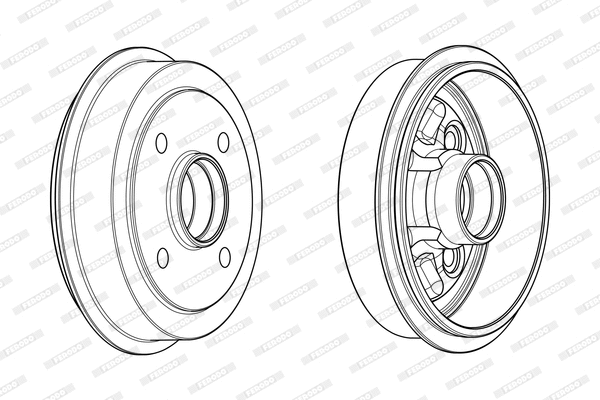 FDR329320 FERODO Тормозной барабан (фото 1)