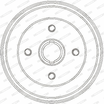FDR329330 FERODO Тормозной барабан (фото 4)