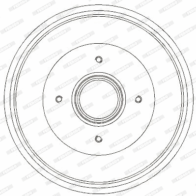 FDR329732 FERODO Тормозной барабан (фото 1)