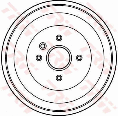 DB4025 TRW Тормозной барабан (фото 2)